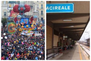 Carnevale Acireale in Treno