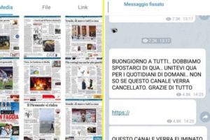 Editoria, giornali a scrocco su Telegram: perquisizioni in Sicilia della GdF