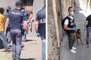 Catania, Polizia passa al setaccio il quartiere San Berillo: 7 extracomunitari arrestati per spaccio di droga