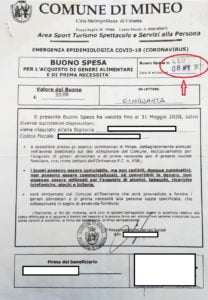 Mineo, buoni spesa contraffatti: denunciata per truffa 43enne di Castel di Judica