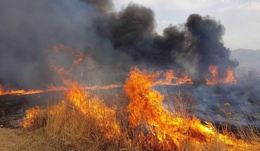 Misterbianco, incendio in via Po nella frazione di Montepalma: fiamme lambiscono ditta di escavatori