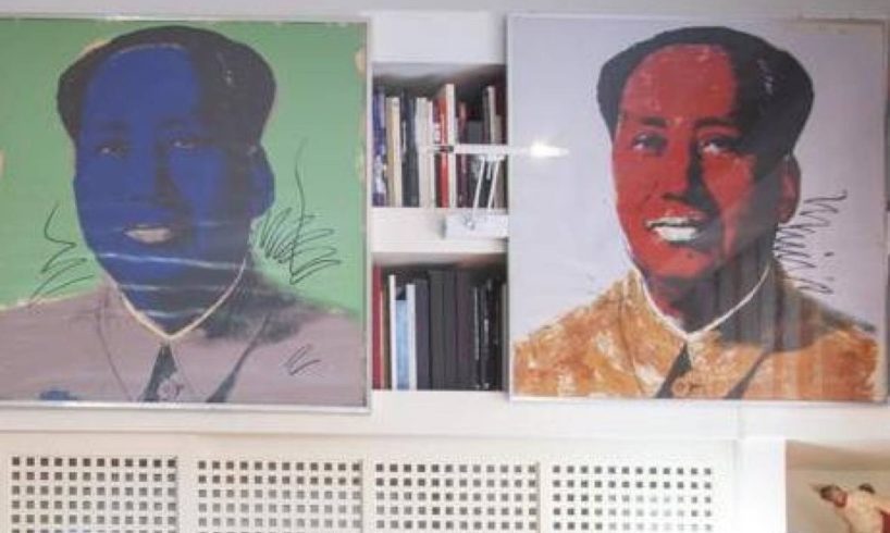 Arte, il compagno Bertinotti: “Le serigrafie di Warhol in casa mia non valgono milioni”