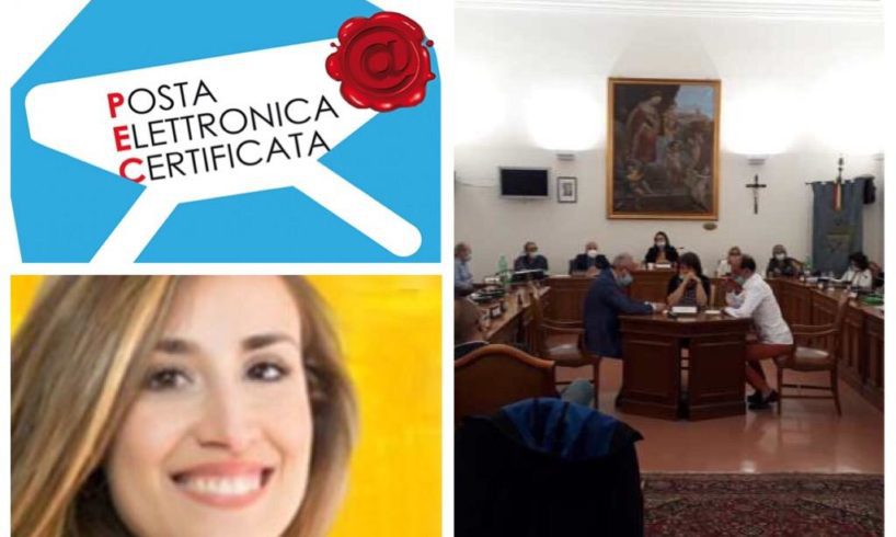 Paternò, il Consiglio ‘scopre’ la Pec-Posta Elettronica Certificata: La vice-presidente Ardizzone: “Meglio tardi che mai”