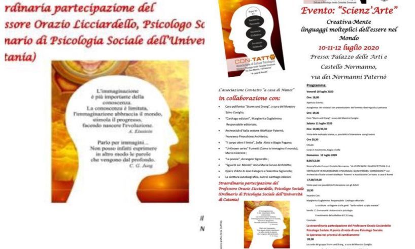 Paternò, da domani una tre-giorni di cultura a Palazzo delle Arti: organizza l’associazione Contatto