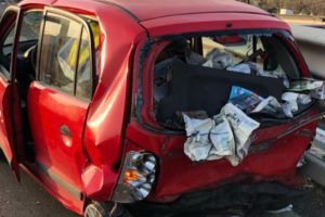 Belpasso, tamponamento tra due auto sulla SS.121 vicino a Etnapolis: 4 feriti non gravi