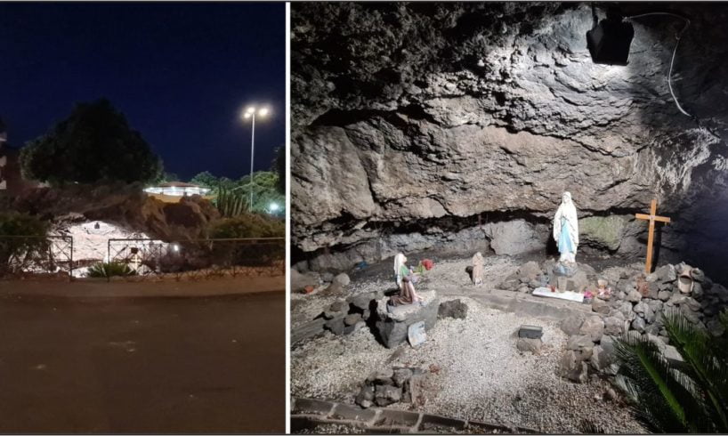 Biancavilla, ripulita e illuminata la Grotta di Sberno: accolte le richieste dei cittadini del quartiere