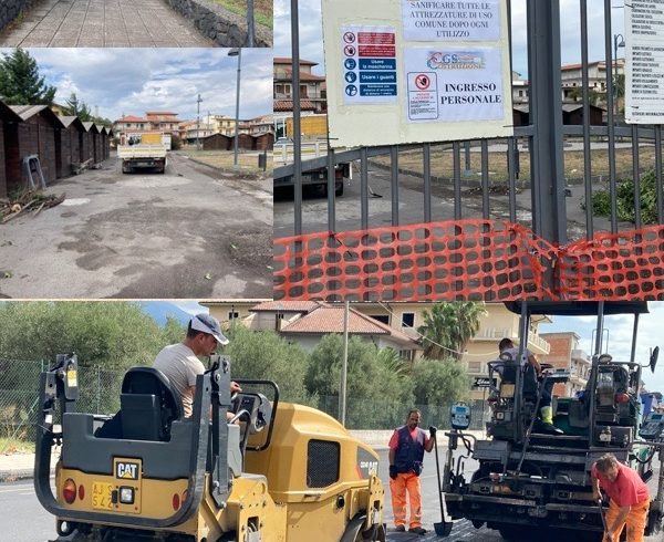 Biancavilla, Comune avvia lavori in Piazza Don Bosco e Viale dei Fiori: si riparano anche le buche