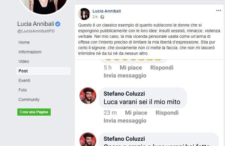 E' stato identificato e denunciato dalla polizia postale l'autore degli insulti choc alla deputata Lucia Annibali.