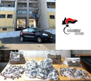 Catania, pusher 27enne arrestato in viale Nitta: nascondeva 2 kg di marijuana dentro un tombino 