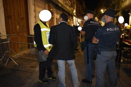 Catania, Polizia intensifica controlli anti-assembramenti: sanzionati 13 esercizi