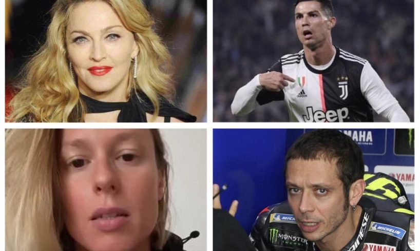 Covid, tutti i vip contagiati: da Madonna e Ronaldo a Pellegrini e Rossi