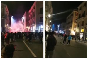 Catania, dai social le immagini dei disordini di ieri in via Etnea: GUARDA IL VIDEO