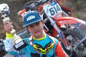 Adrano, a 6 anni Vincenzo è baby campione di motocross: ieri primo alla prova regionale