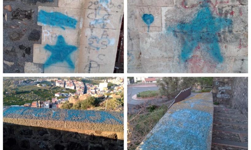 Paternò, il Castello imbrattato dai graffiti: l’abbandono genera mostri