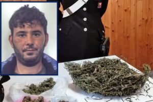 Belpasso, casolare e carcassa d’auto come deposito per la droga: 32enne arrestato in flagranza