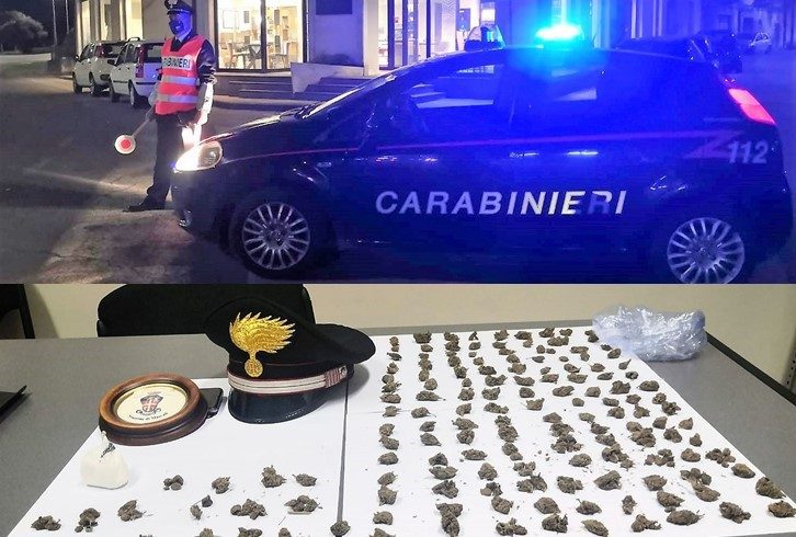 Mascali, a spasso con la moto con ‘coca’ e marijuana: due 18enni arrestati in flagranza