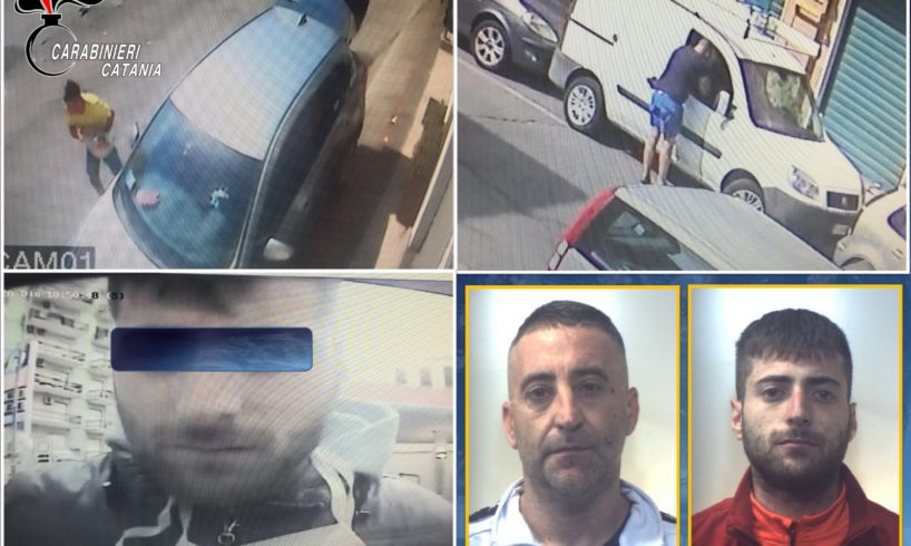 Catania, auto e borse incustodite nel mirino di due ladri seriali: in manette