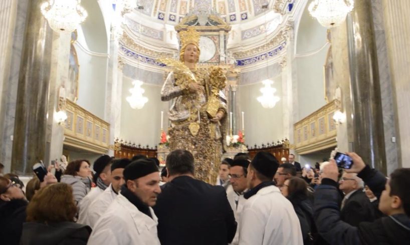 Paternò, i suoni della festa di Santa Barbara: il video omaggio alla Patrona