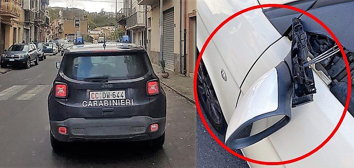 Caltagirone, clochard francese danneggia gli specchietti di decine di auto: denunciato