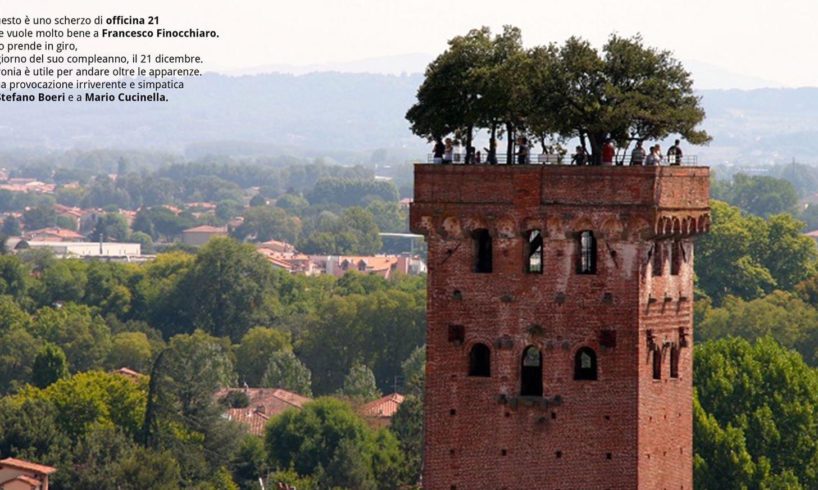 “L’arch. Finocchiaro regala un progetto a Lucca”: ma è uno scherzo di compleanno