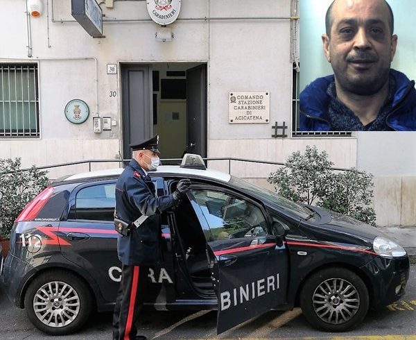 Aci Catena, ordine di carcerazione per 48enne: sconterà 4 anni e 8 mesi per associazione mafiosa