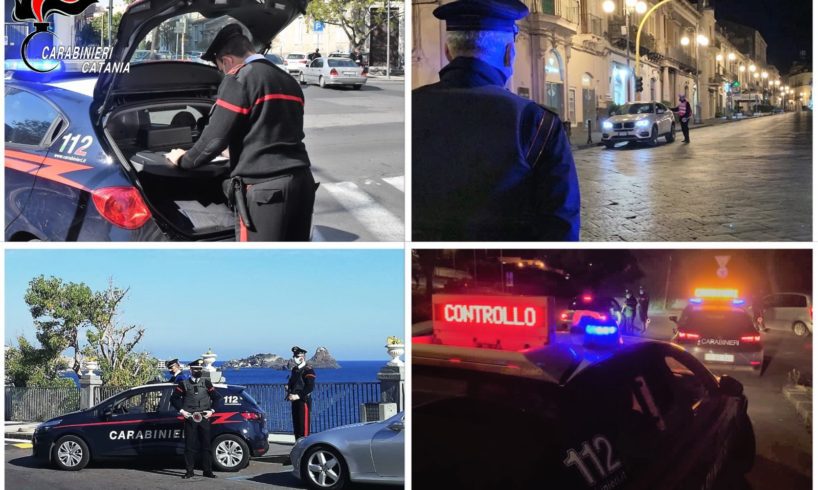 Intensificati nell’ultimo fine settimana i controlli dei Carabinieri del Comando Provinciale di Catania, volti a garantire il rispetto delle disposizioni ministeriali emanate per il contrasto alla diffusione epidemica da coronavirus, coerentemente con gli indirizzi strategici della Prefettura.