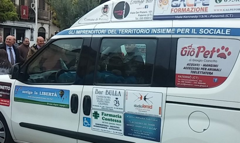 Paternò, il “Taxi sociale” si dota di nuovi automezzi: ogni anno serviti 150 cittadini