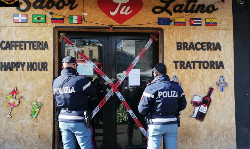 Catania, controlli anticovid: locale in Piazza Carlo Alberto sospeso per la terza volta