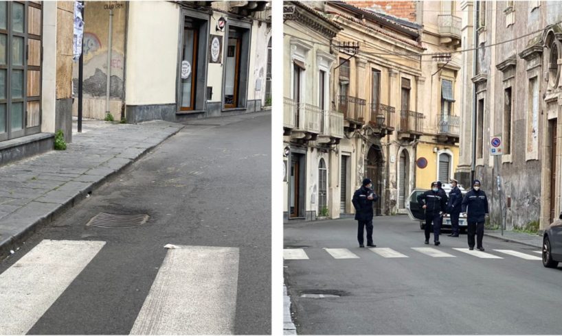 Paternò: in via Monastero conducente scooter perde il controllo, occupante sbatte la testa