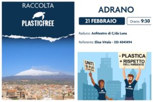 Adrano, domenica raccolta di plastica in c.da Luna. ‘Plastic Free’: “Cittadini venite a darci una mano”