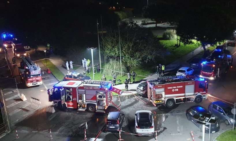 Acireale, incendio nell’ospedale ‘Santa Marta e Santa Venera’: l’intervento immediato ha evitato conseguenze