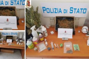 Catania, coltivazione di marijuana scoperta in casa di un incensurato: il 33enne è stato arrestato