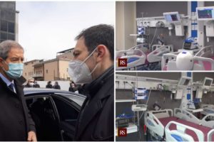 Catania, Musumeci inaugura nuovo reparto al ‘Garibaldi Centro’: 16 nuovi posti in ‘sub-intensiva’ (VIDEO)