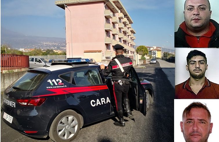 Giarre, spingevano l’auto appena rubata: 3 ‘topi’ arrestati in flagranza