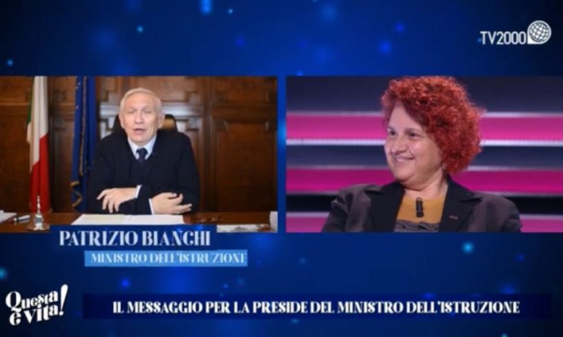 Scuola, il ministro elogia in tv la preside del ‘Duca degli Abruzzi’ Morsellino: “E’ riuscita a tenere uniti i ragazzi più difficili”