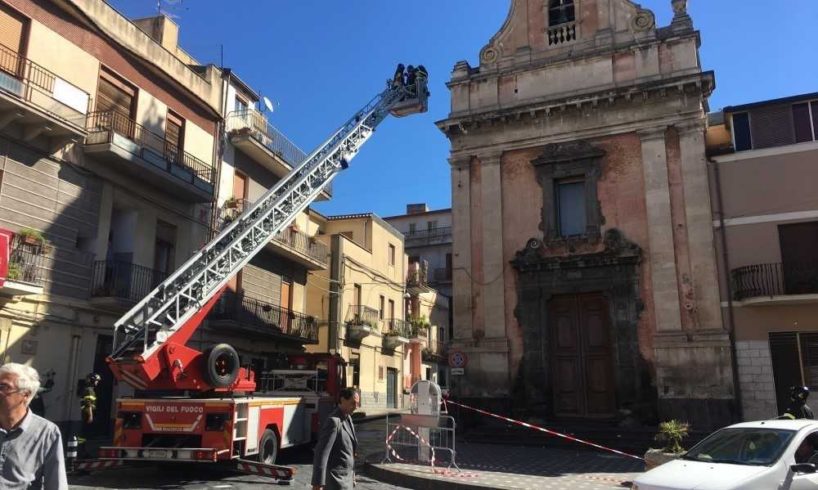 Biancavilla, riapre dopo il sisma del 2018 la Chiesa dell’Idria: sabato messa con l’Arcivescovo Gristina