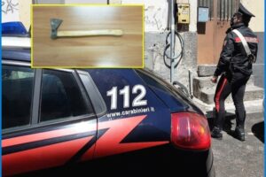 Catania, botte e minacce con l’ascia al compagno: denunciata 37enne vittima della droga