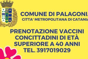 Palagonia, prenotazioni per il vaccino: da venerdì via alle inoculazioni nella Sala Calcagno del Municipio