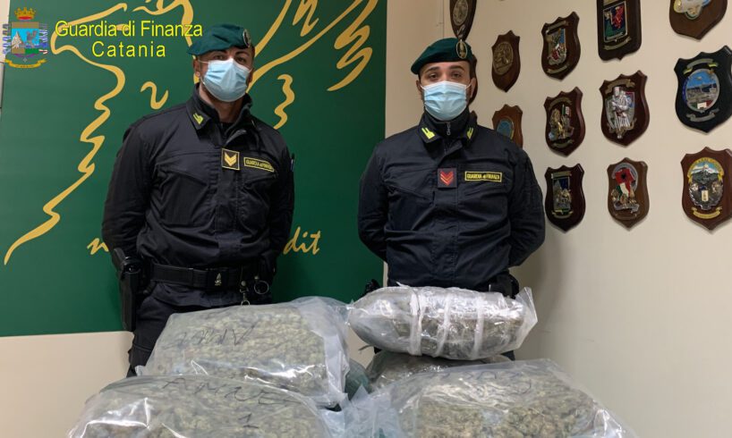 Catania, sequestrati 8 kg di marijuana ad alto potenziale: arrestato in flagranza 41enne siracusano