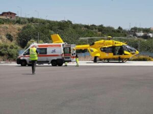 Adrano, quad perde controllo in c.da Naviccia e sbatte contro muretto: grave coppia di 60enni