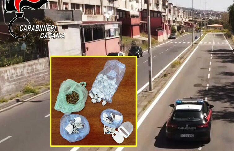 Catania, spacciano sotto i portici di via Capo Passero: due arrestati, uno era ai domiciliari