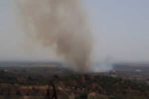 A Paternò e Valcorrente incendi in aree incolte: in azione Vigili del Fuoco e Protezione Civile