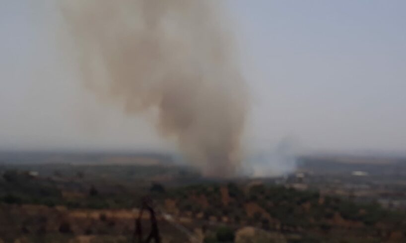 A Paternò e Valcorrente incendi in aree incolte: in azione Vigili del Fuoco e Protezione Civile