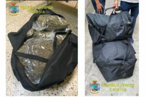 Catania, GdF sequestra 37 kg di marijuana ad alto potenziale: due persone arrestate