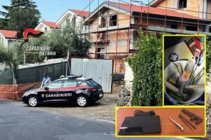 Trecastagni, rubano attrezzi nel cantiere di una villetta in via Catania: 2 arrestati in flagranza