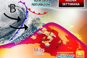 Meteo, sole fino a mercoledì poi arriva la pioggia: Sicilia interessata da vortice ciclonico