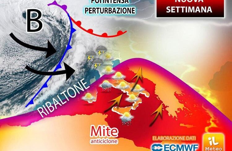 Meteo, sole fino a mercoledì poi arriva la pioggia: Sicilia interessata da vortice ciclonico