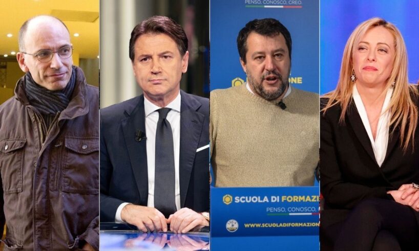 Sondaggio nazionale: Fratelli d’Italia è il primo partito (20,5%), seguono Pd (19,5%) e Lega (17,5%). M5S in calo