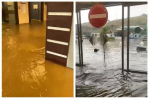 Maltempo a Catania, l’ospedale ‘Garibaldi Nesima’ invaso dall’acqua (VIDEO)