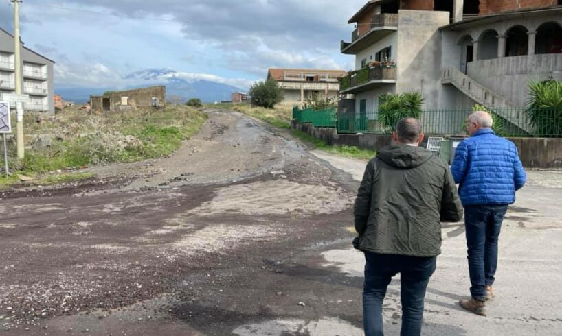 Paternò, strade distrutte dal nubifragio: sindaco firma ordinanza per gli interventi